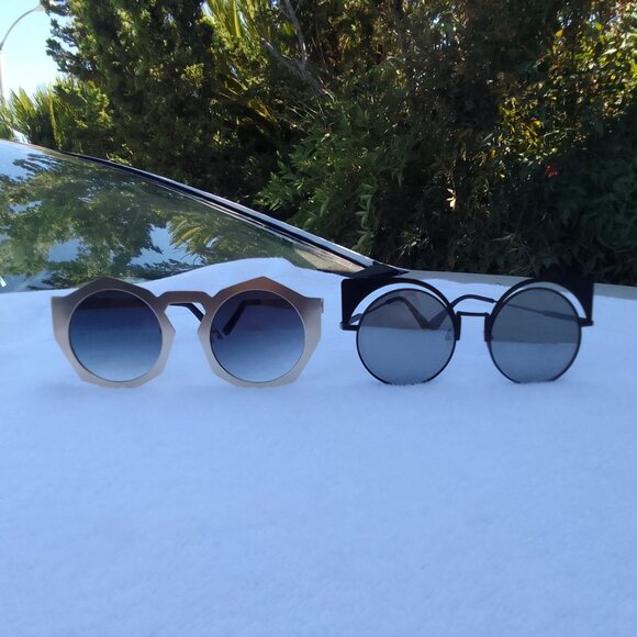 Bundle 2 luxury/vintage/high fashion/beautiful/quality sunglasses, brand new main image 6
